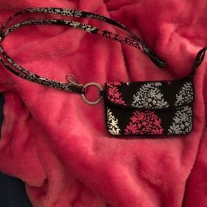 Vera Bradley Jen zip id with matching keychain